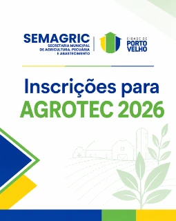 Inscrições AGROTEC 2026