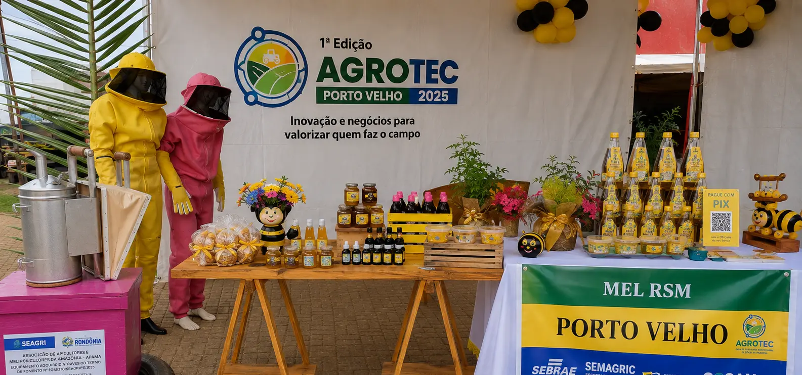 Sabores da Colmeia destaca potencial da apicultura e meliponicultura na 2ª edição da Agrotec 2026