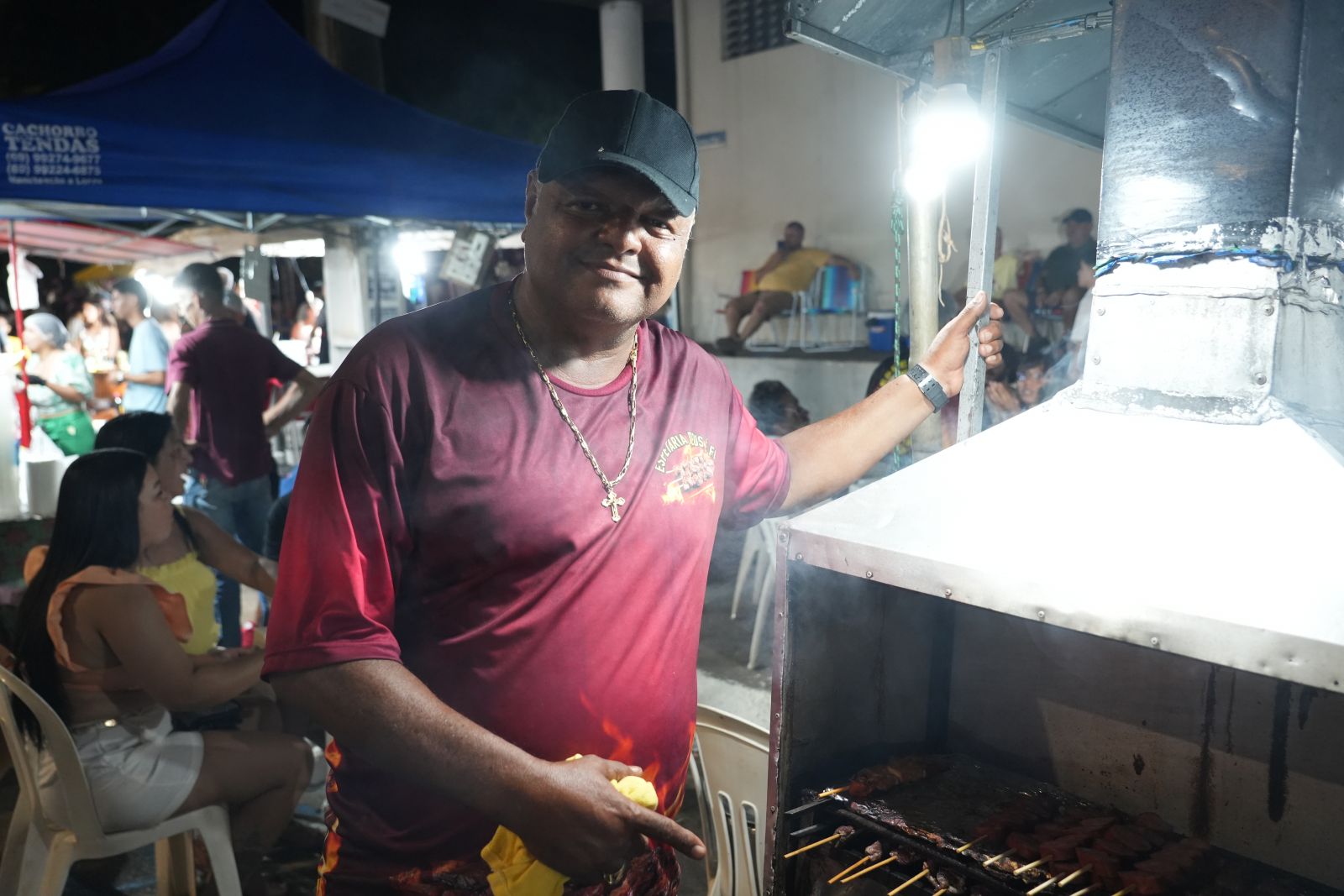 Alberto ressaltou a boa organização do evento e o suporte oferecido aos ambulantes.