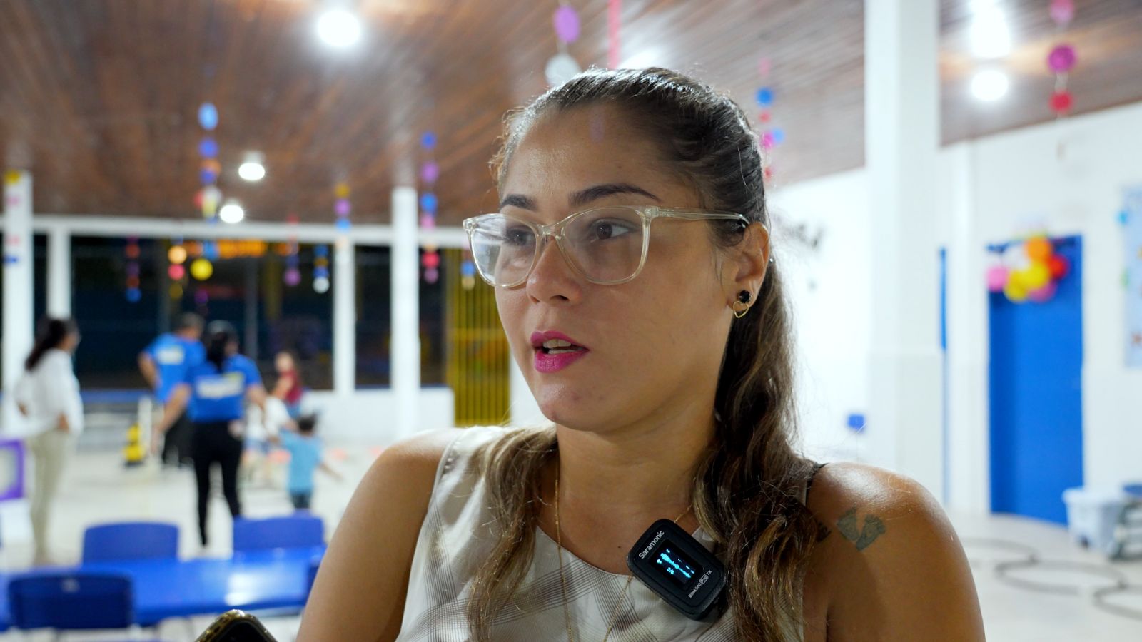  Bruna Pereira destacou que o serviço contribuiu para o desenvolvimento do filho