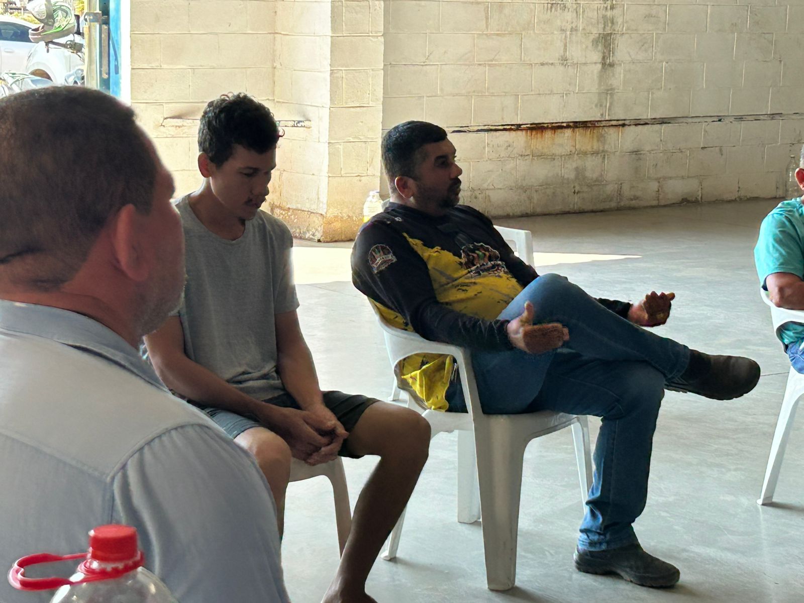 Enilson Souza elogiou o contato direto com representantes da Prefeitura 