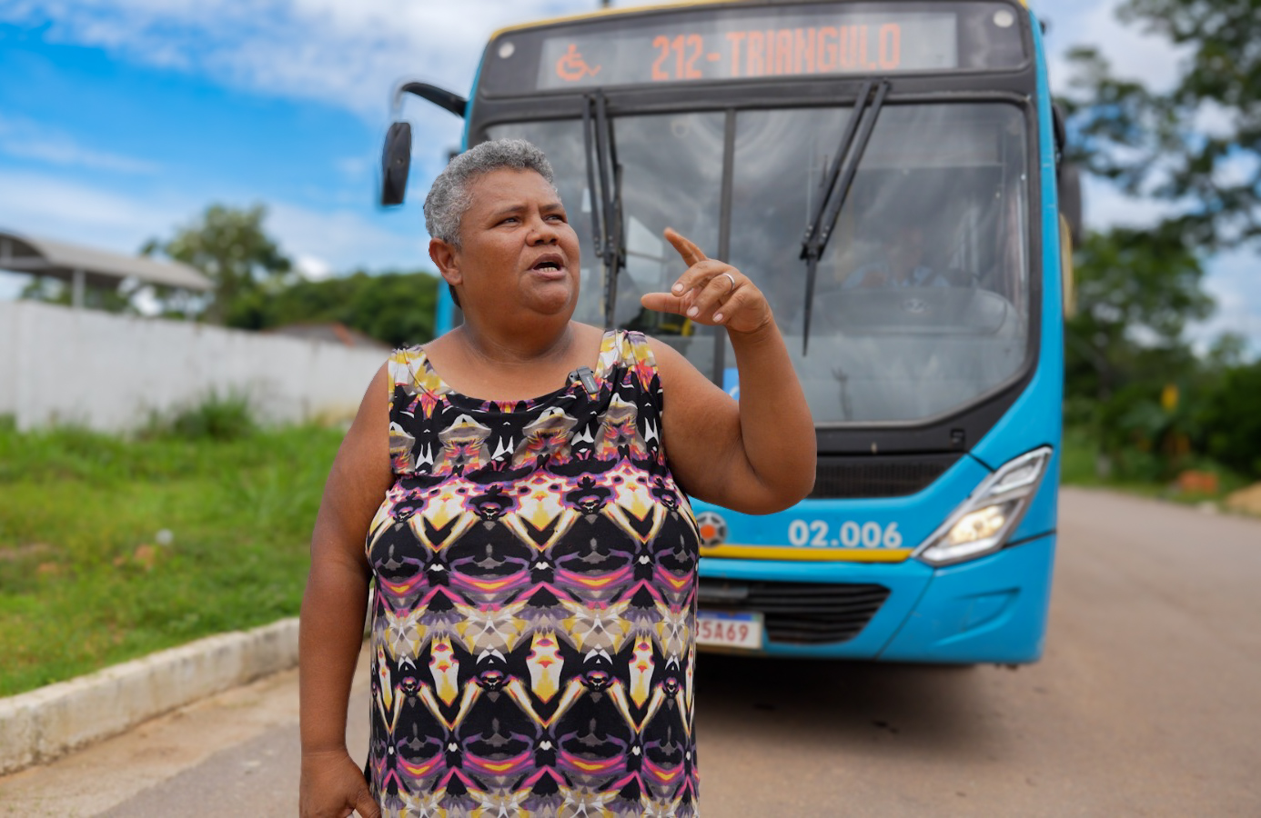 Todas as crianças da nossa comunidade utilizam esse ônibus para ir e voltar da escola”, disse Rejane Silva