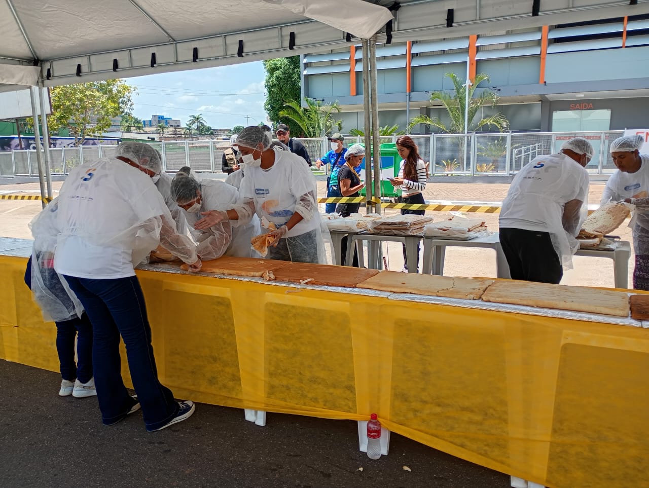 Preparação mobilizou mais de 60 pessoas, entre alunos, professores e chefs do Senac